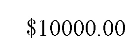 ı: $10000.00
