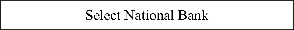 ı: Select National Bank