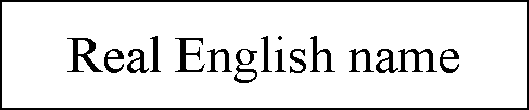 ı: Real English name