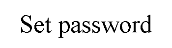 ı: Set password